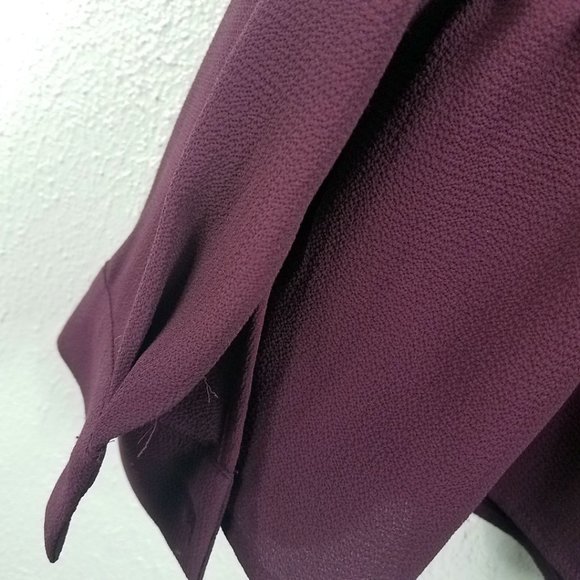 Apt 9 Women's Plum Peplum Top Size Large - Picture 10 of 13